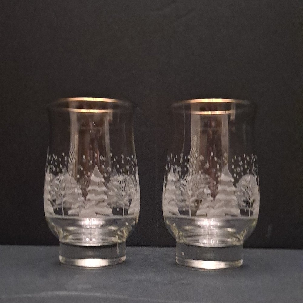 LIBBY CHRISTMAS GLASSES